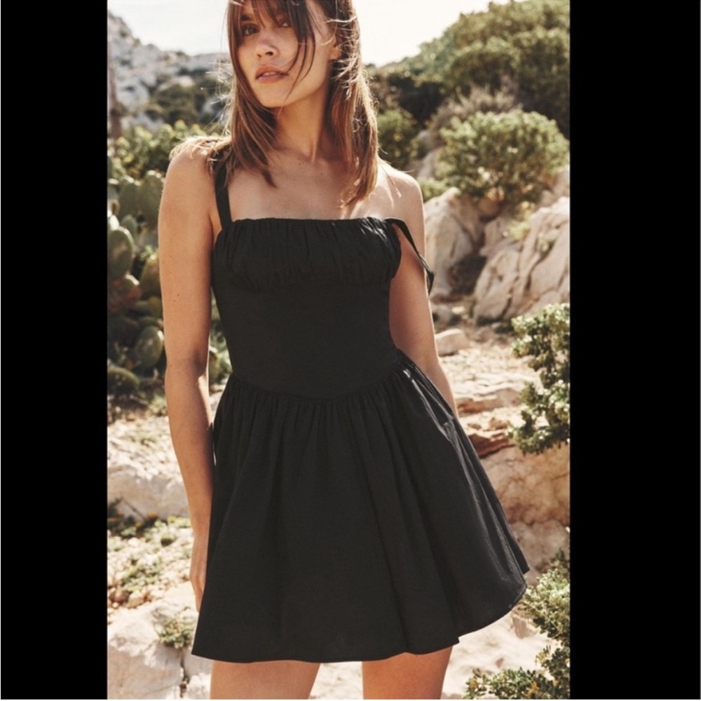 Zara voluminous skirt dress